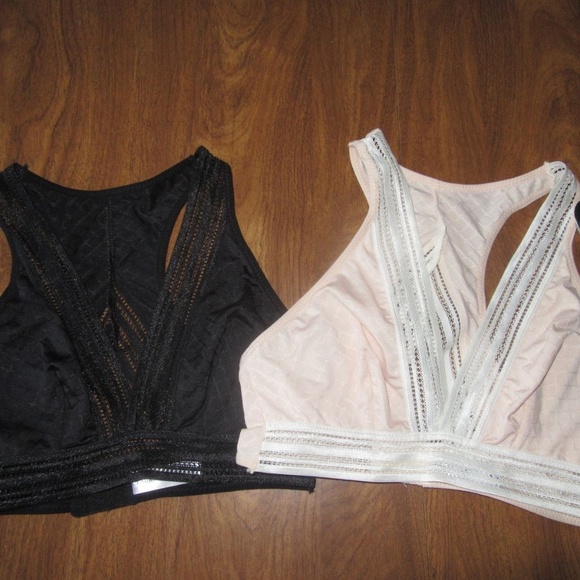 Laura Ashley Other - (2) Laura Ashley Medium Bralettes Nude Black NWT